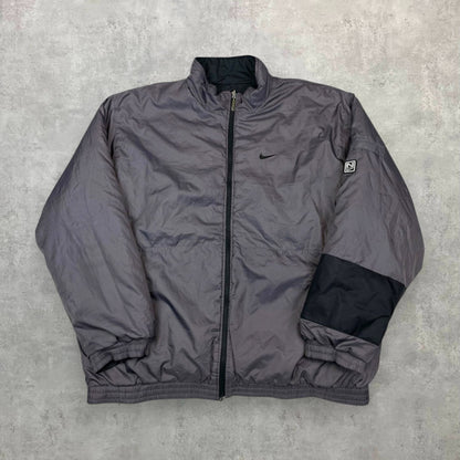 Nike reversible vintage fekete-szürke kabát