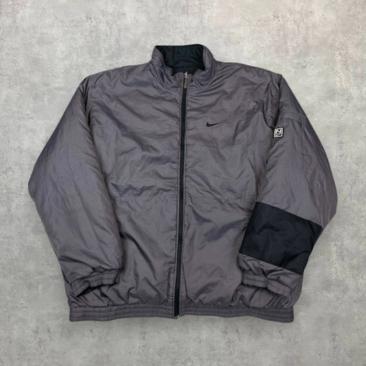 Nike reversible vintage fekete-szürke kabát