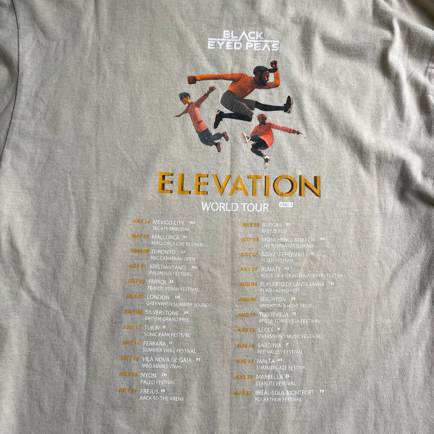 Black Eyed Peas Elevation Tour longsleeve