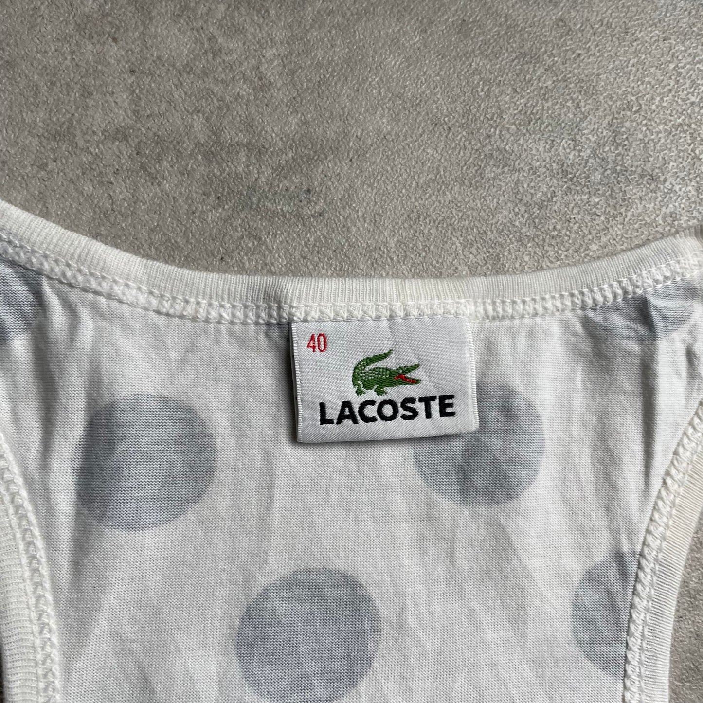 Lacoste pöttyös női felső