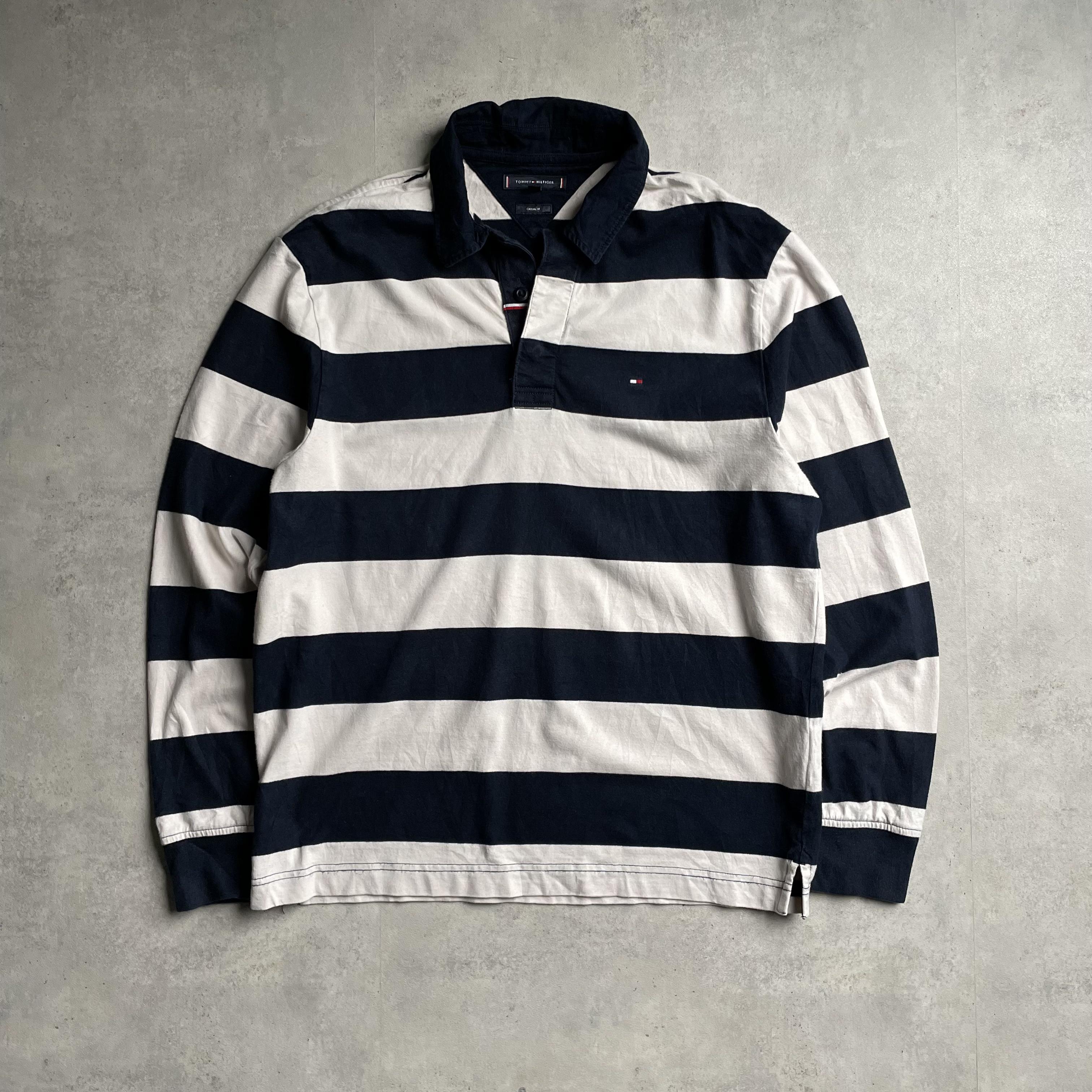 Tommy Hilfiger csíkos rugbyshirt