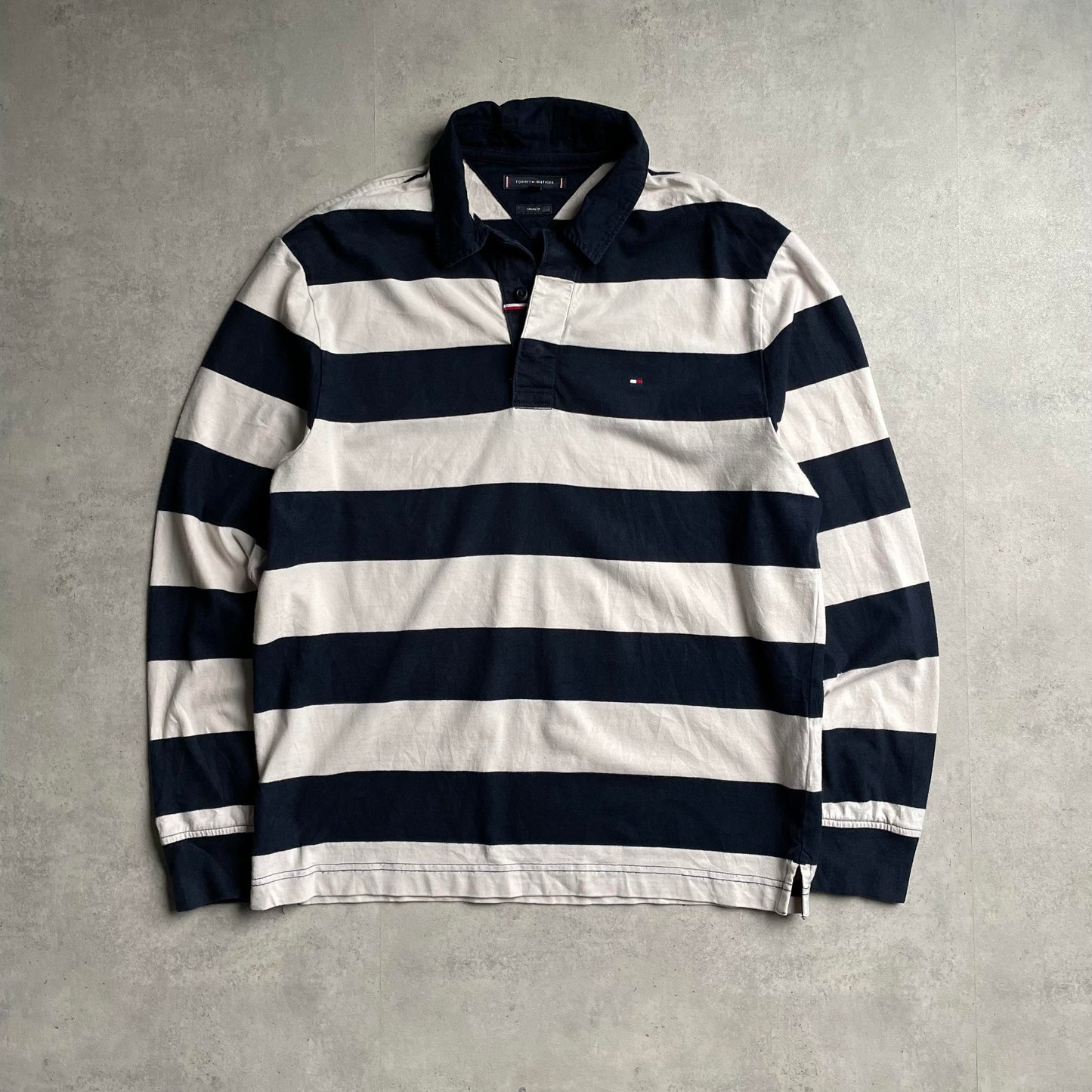 Tommy Hilfiger csíkos rugbyshirt