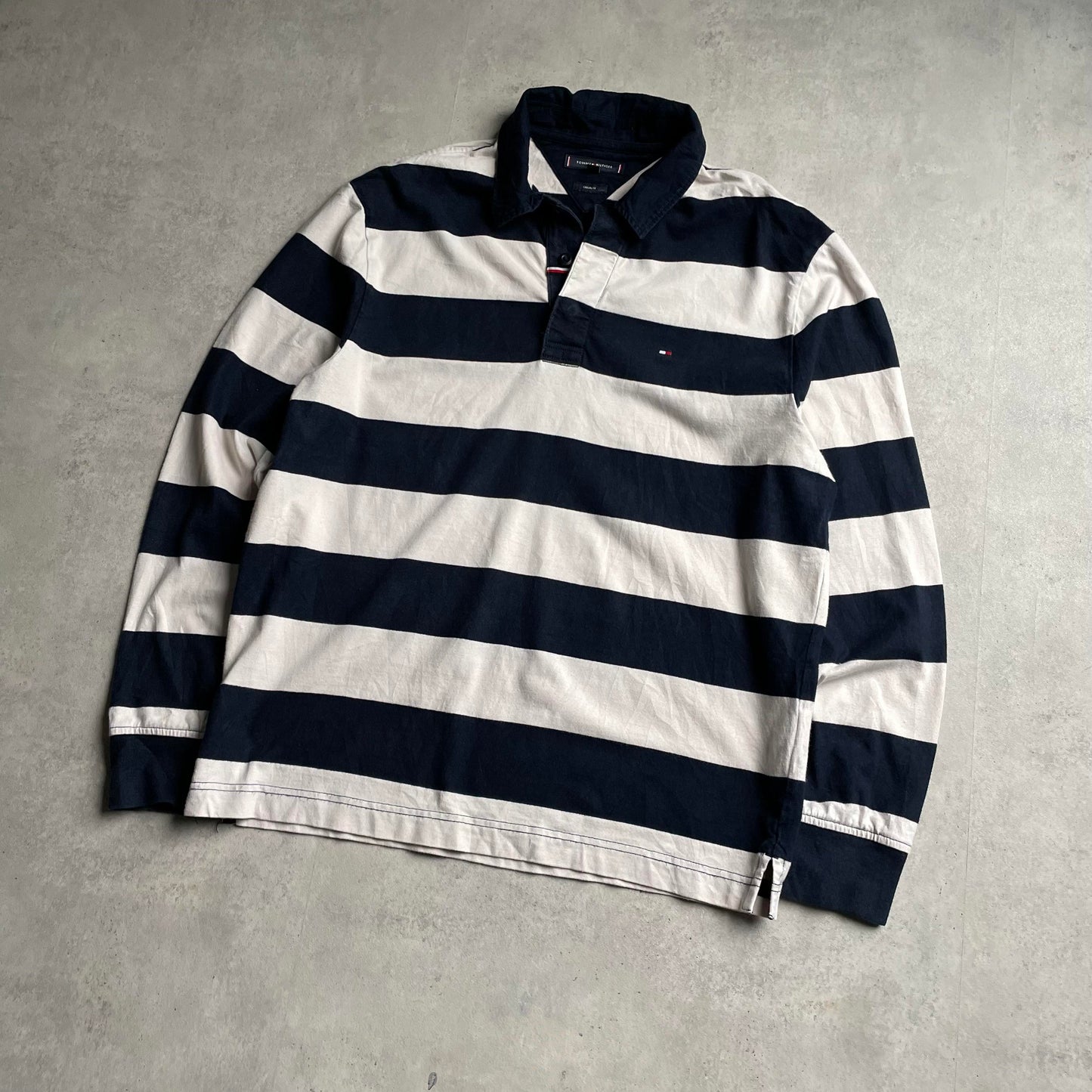 Tommy Hilfiger csíkos rugbyshirt