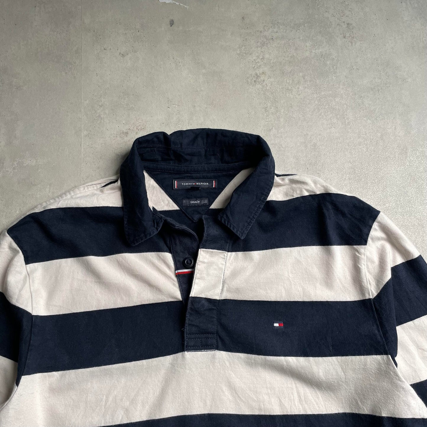 Tommy Hilfiger csíkos rugbyshirt