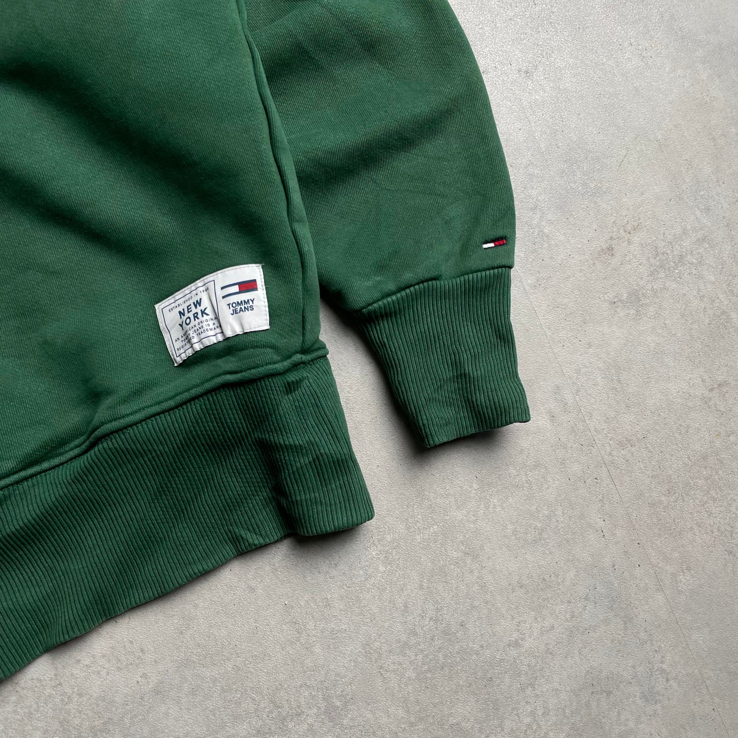 Tommy Jeans zöld crewneck