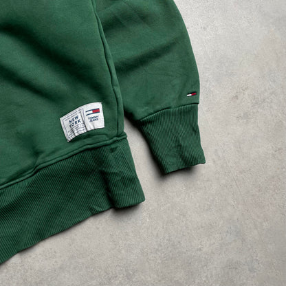 Tommy Jeans zöld crewneck