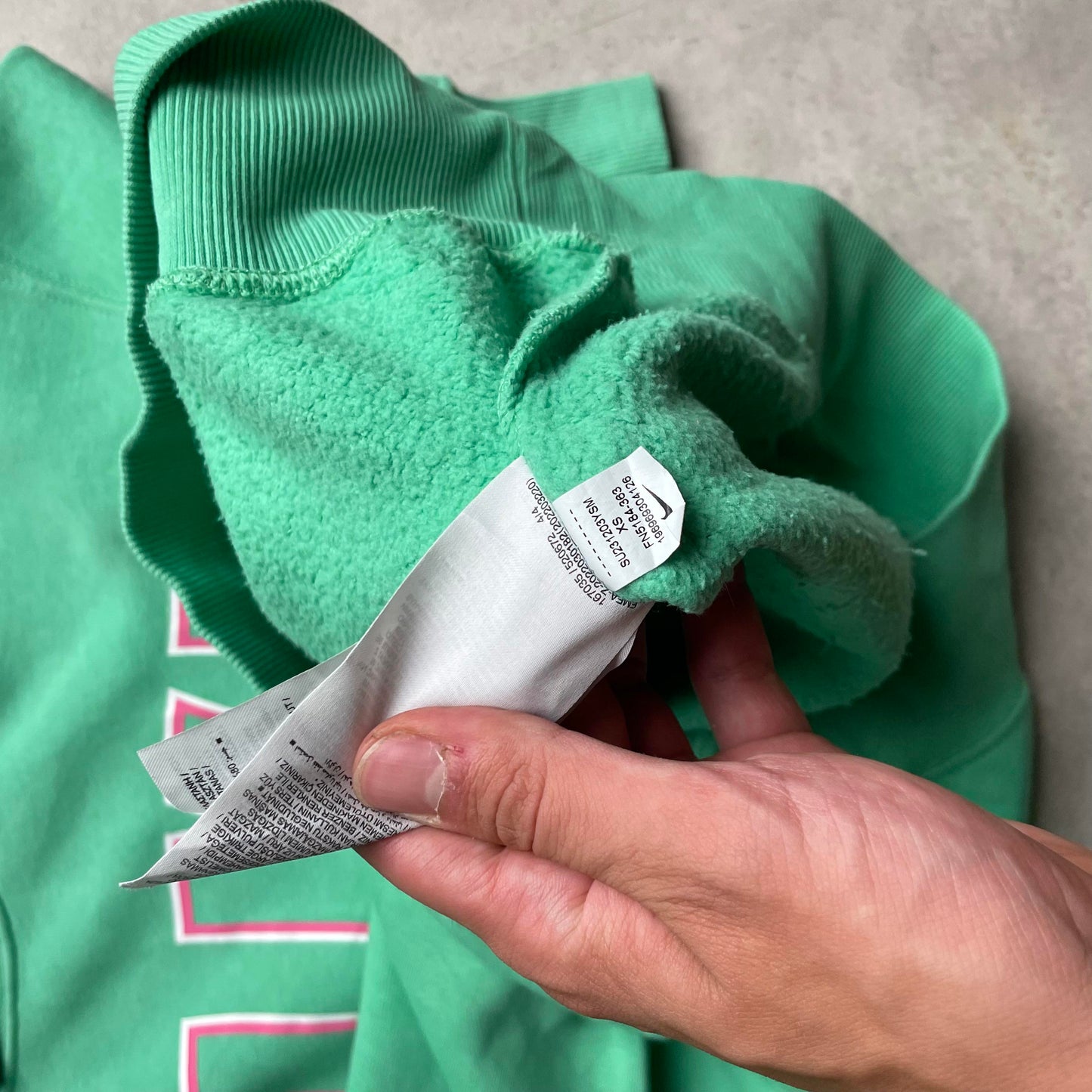 Nike retro style oversized crewneck