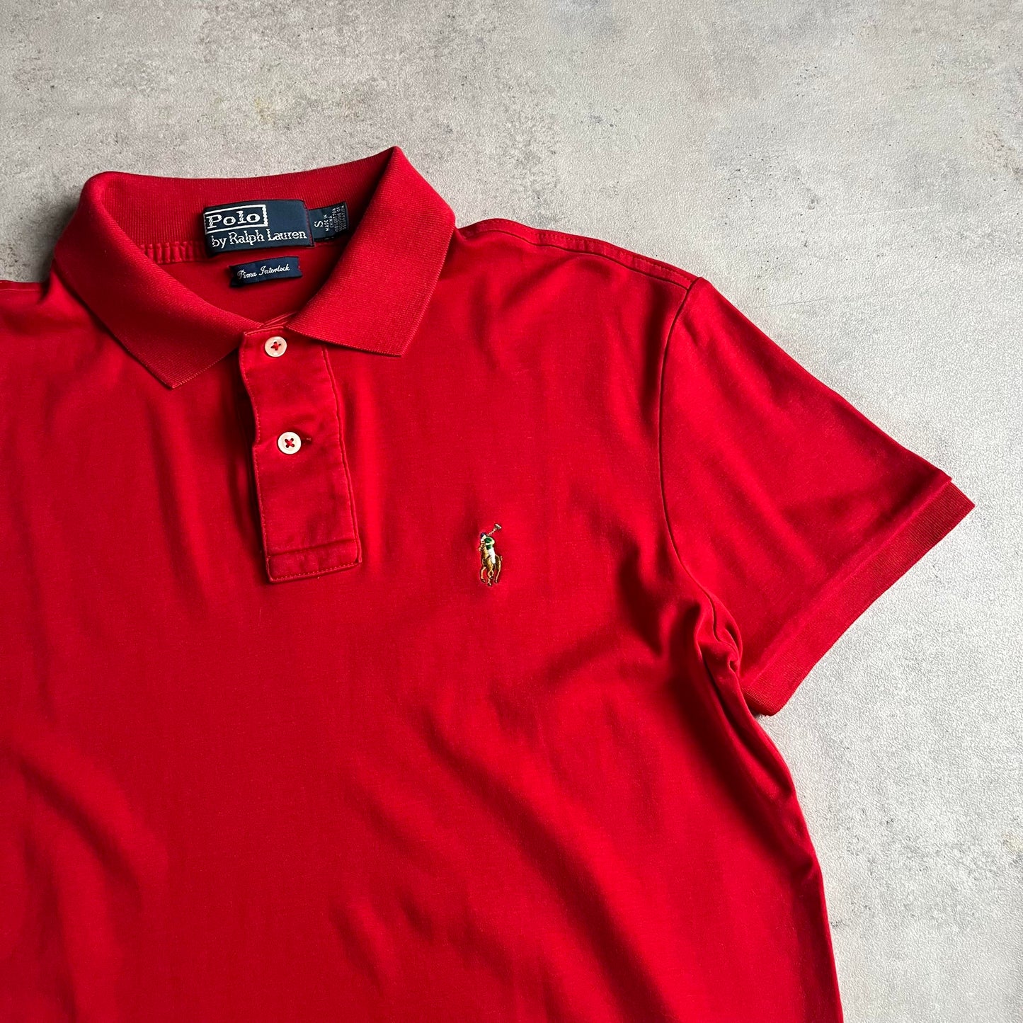 Ralph Lauren piros pólóing