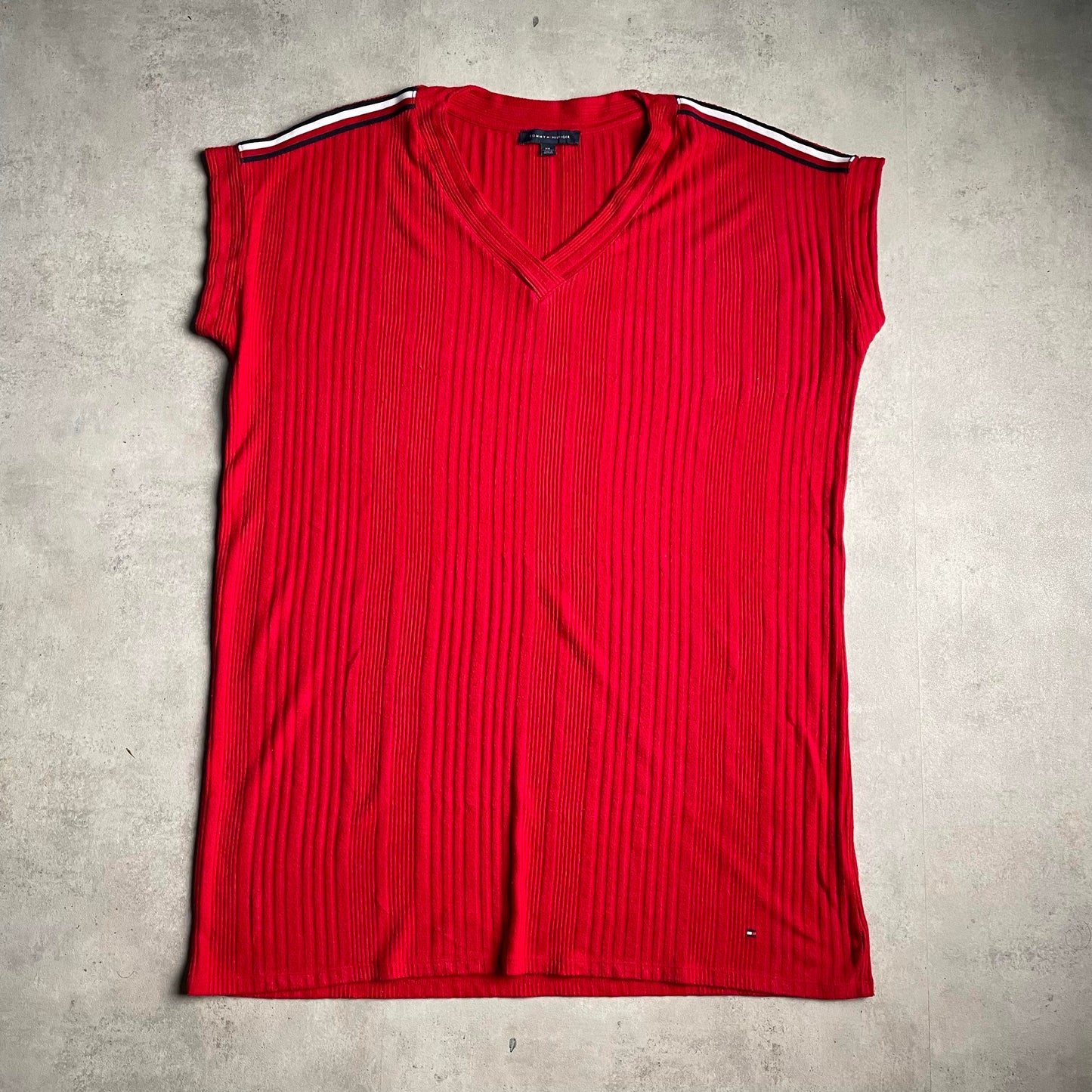 Tommy Hilfiger piros kötött ruha