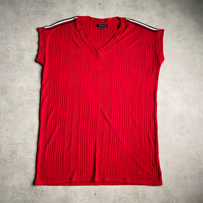 Tommy Hilfiger piros kötött ruha