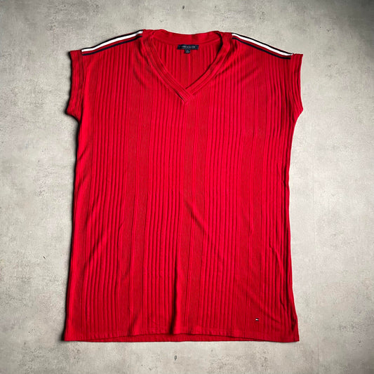 Tommy Hilfiger piros kötött ruha
