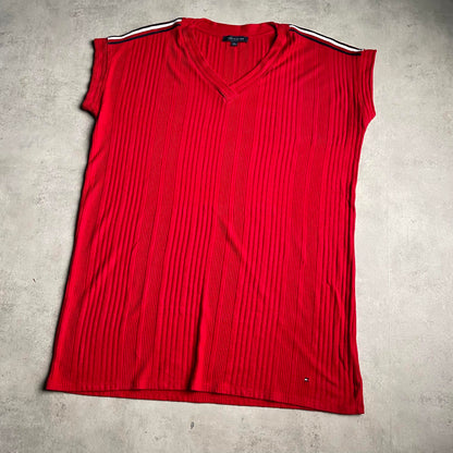 Tommy Hilfiger piros kötött ruha