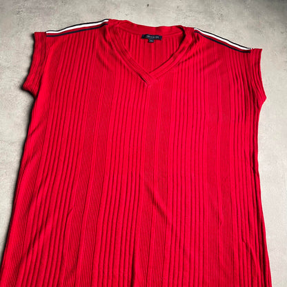 Tommy Hilfiger piros kötött ruha