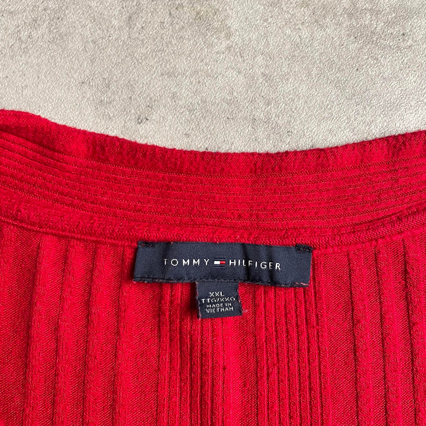 Tommy Hilfiger piros kötött ruha