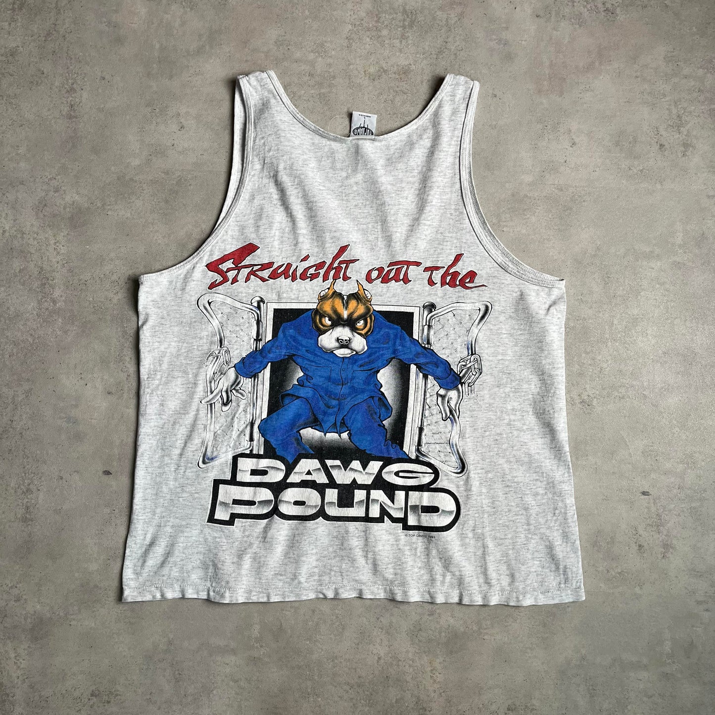 Vintage 1993 hiphop Top Dawg trikó
