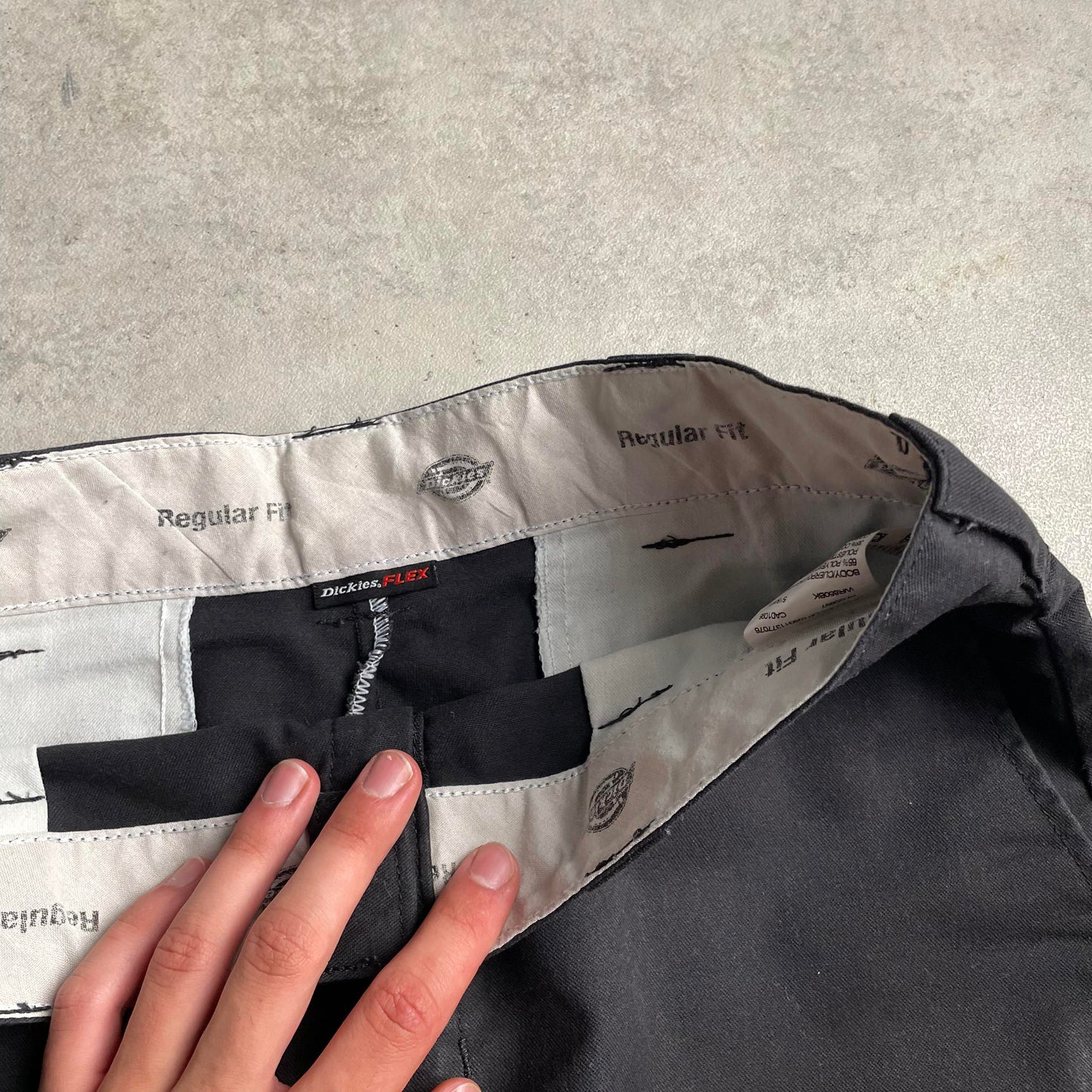 Dickies fekete regular fit rövidnadrág