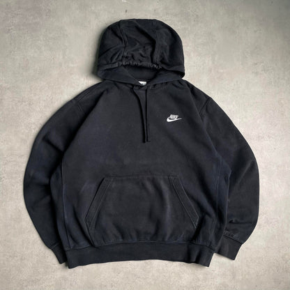 Nike fekete club logo hoodie