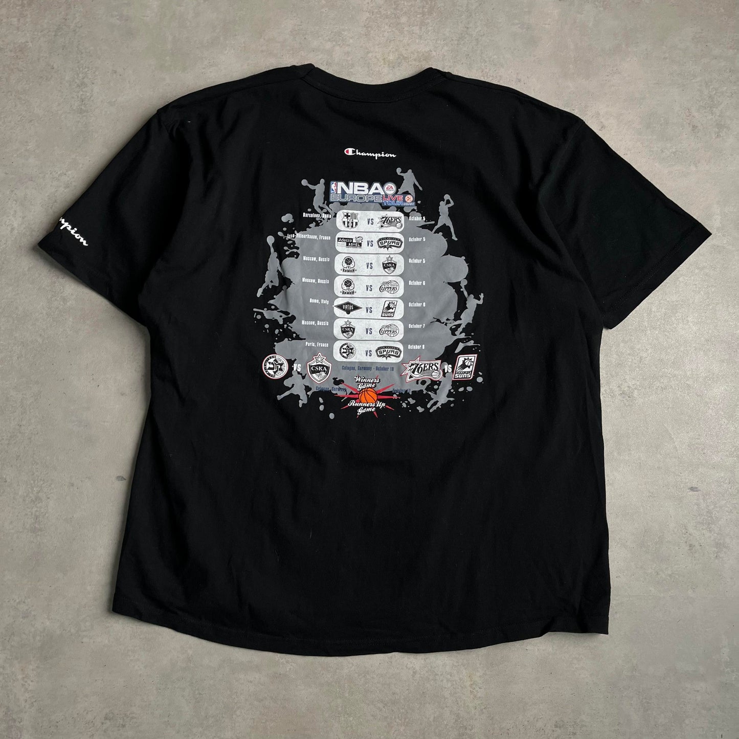 Champion NBA Europe Live Tour póló