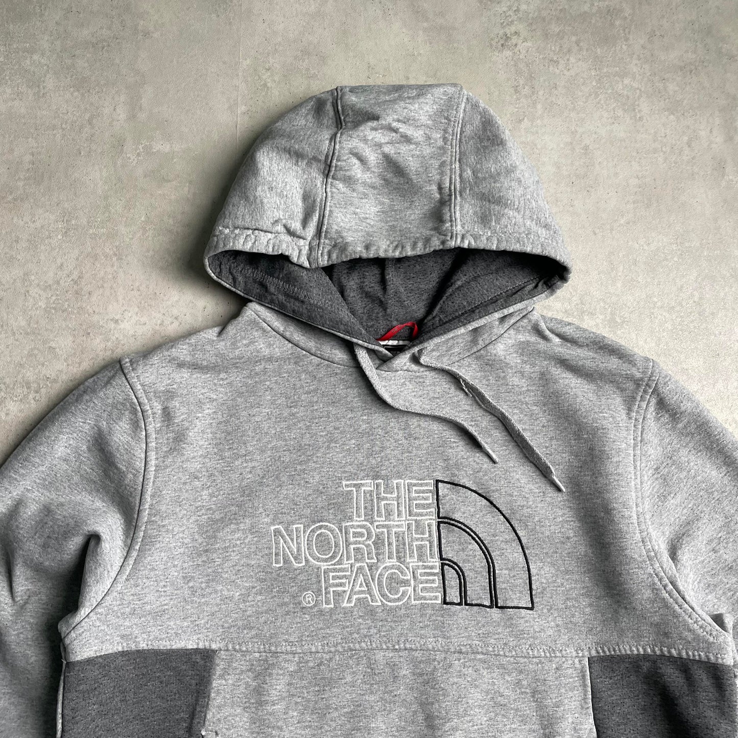 The North Face szürke big logo hoodie