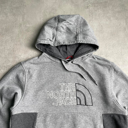 The North Face szürke big logo hoodie