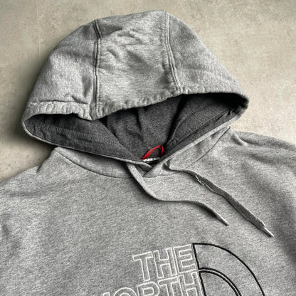 The North Face szürke big logo hoodie