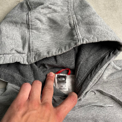 The North Face szürke big logo hoodie