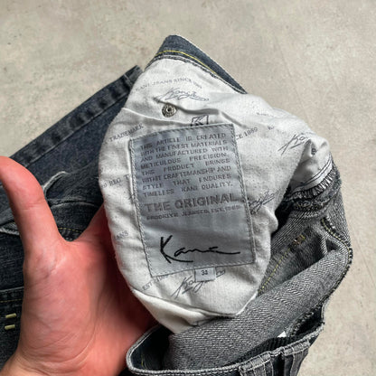 Karl Kani baggy patchwork style farmer jorts