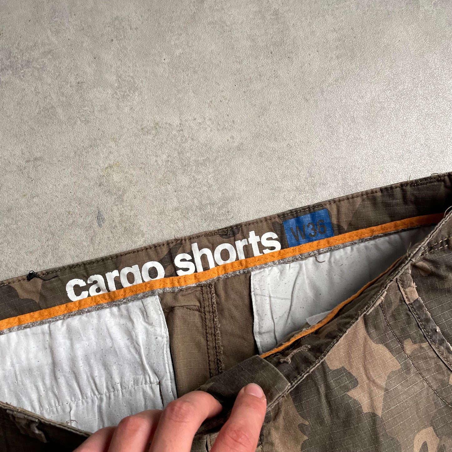 Cargo shorts terepmintás rövidnadrág