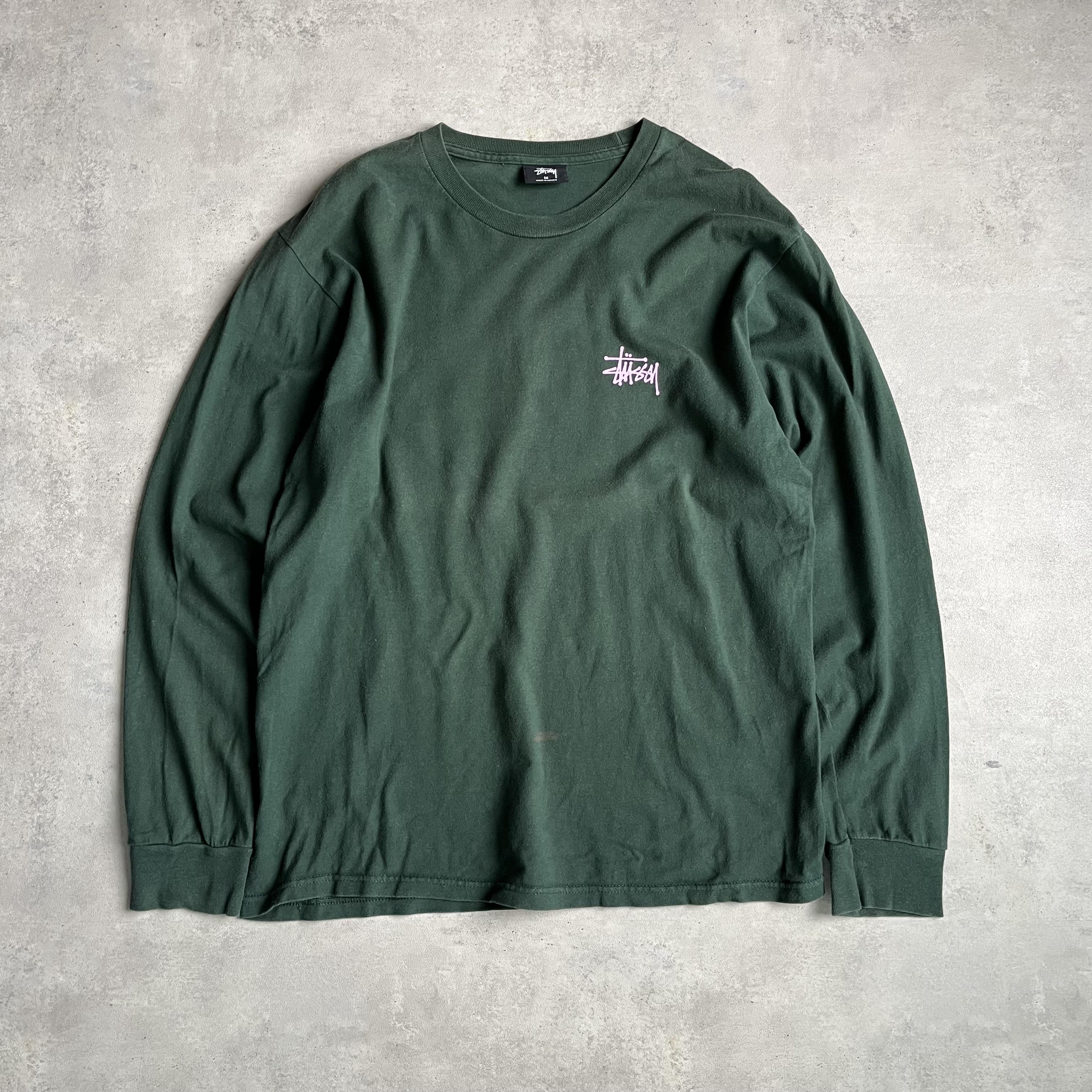 Stüssy zöld longsleeve