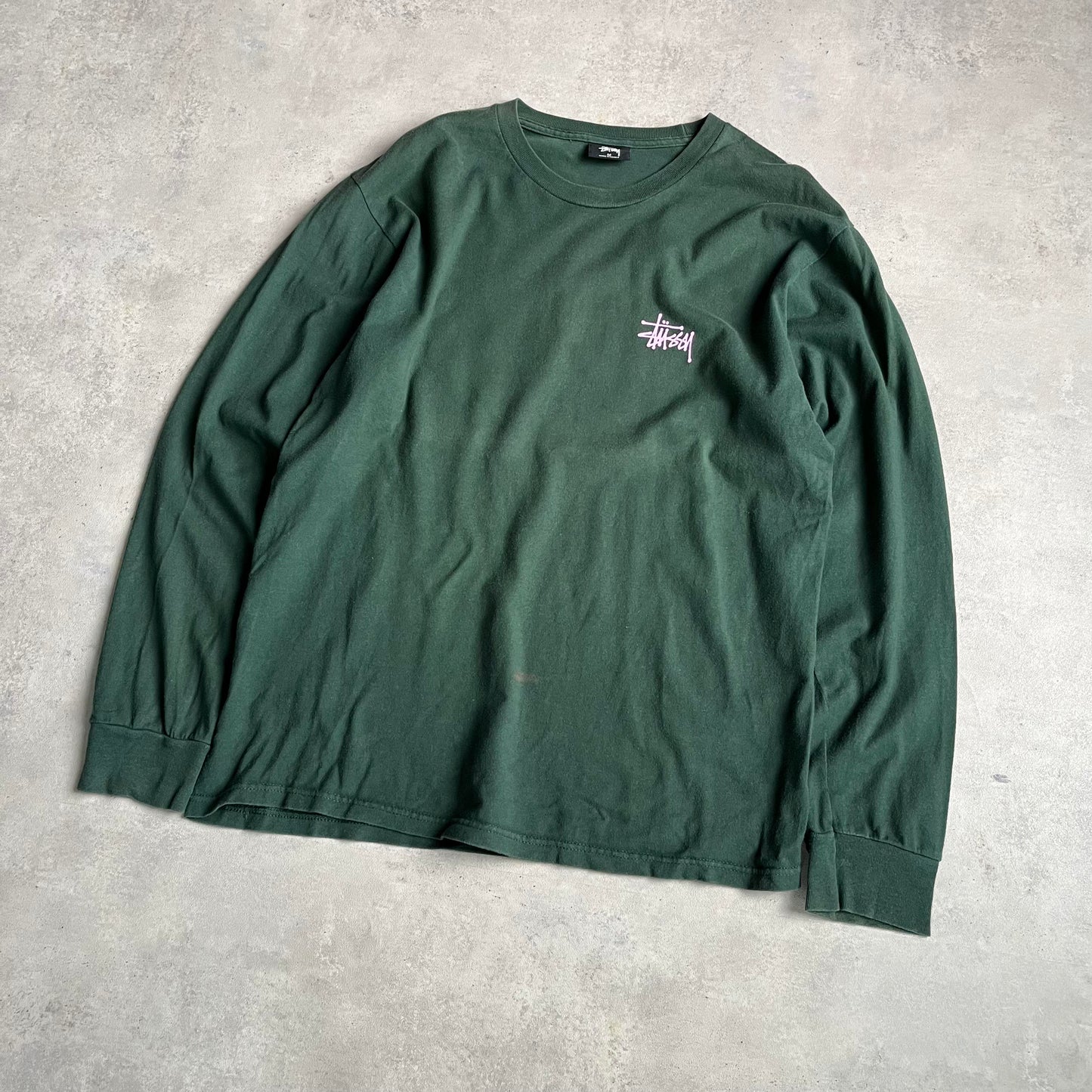 Stüssy zöld longsleeve