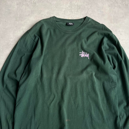 Stüssy zöld longsleeve