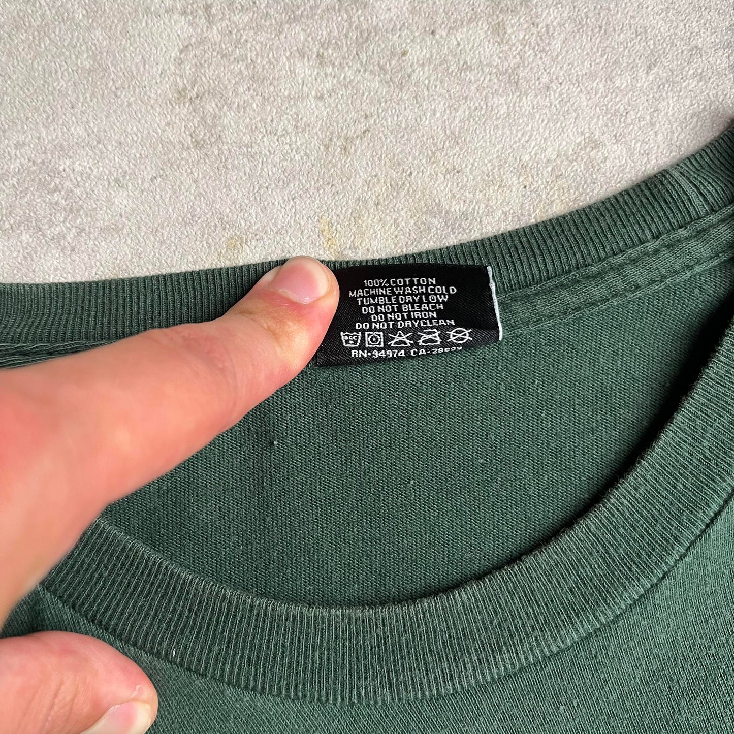 Stüssy zöld longsleeve