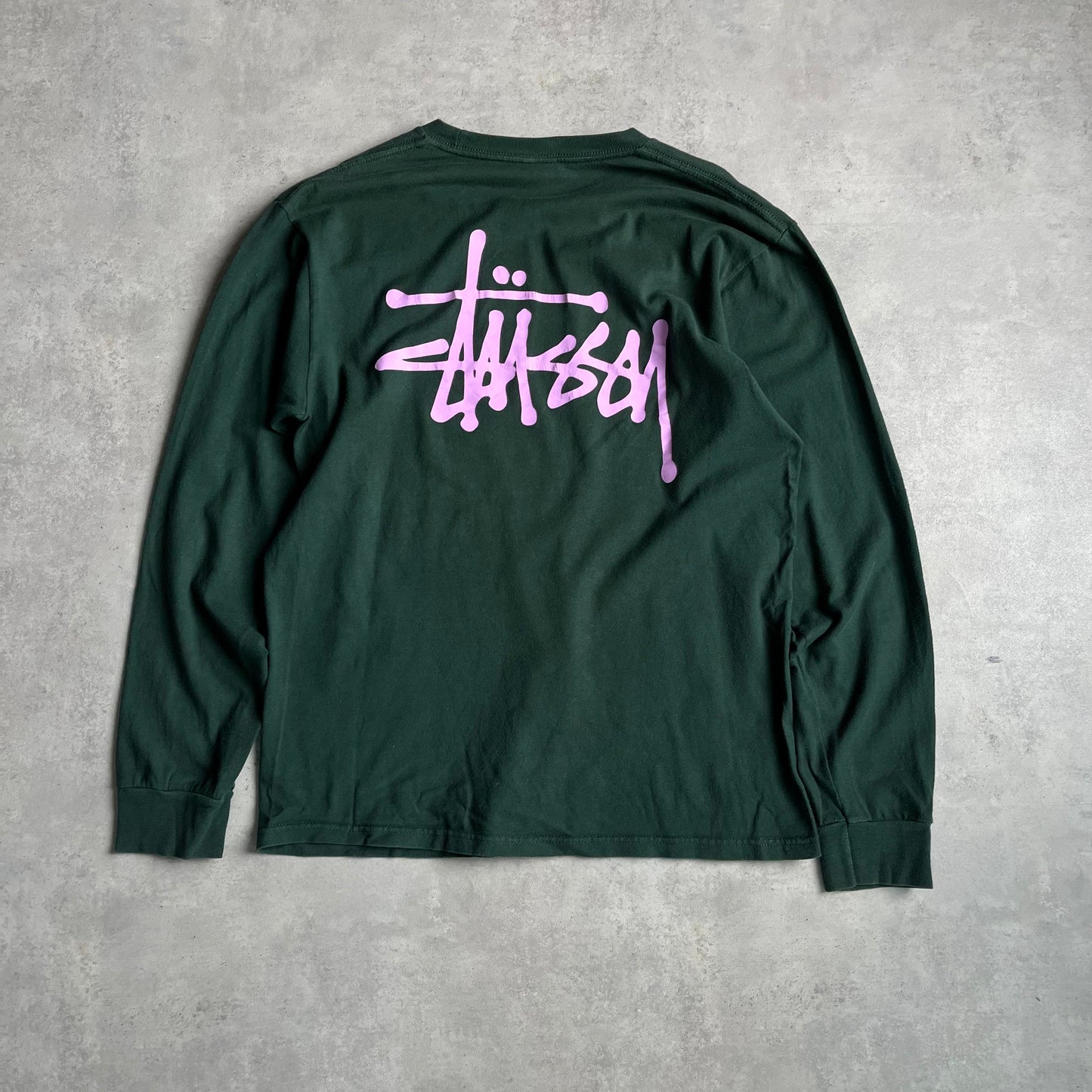 Stüssy zöld longsleeve