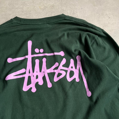 Stüssy zöld longsleeve