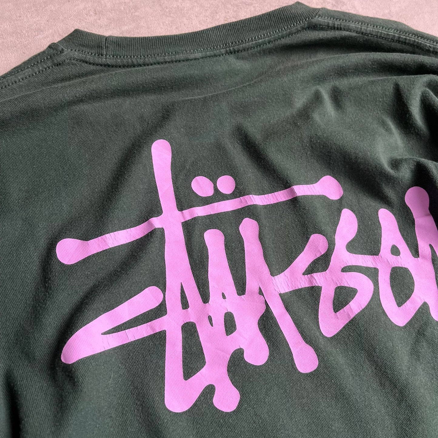 Stüssy zöld longsleeve