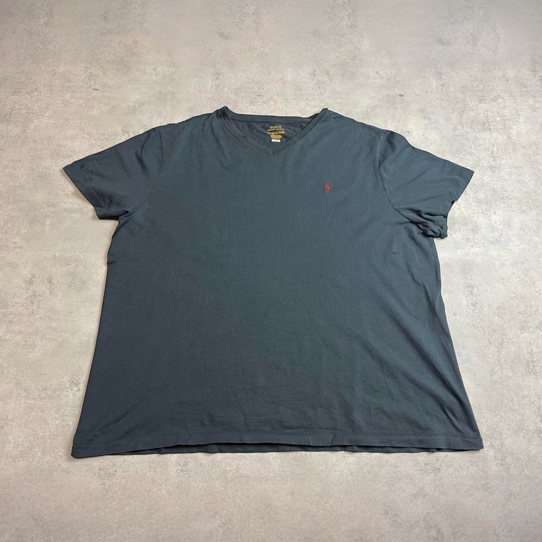 Ralph Lauren szürke v-nyakú póló