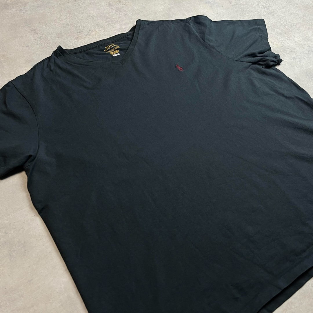 Ralph Lauren szürke v-nyakú póló