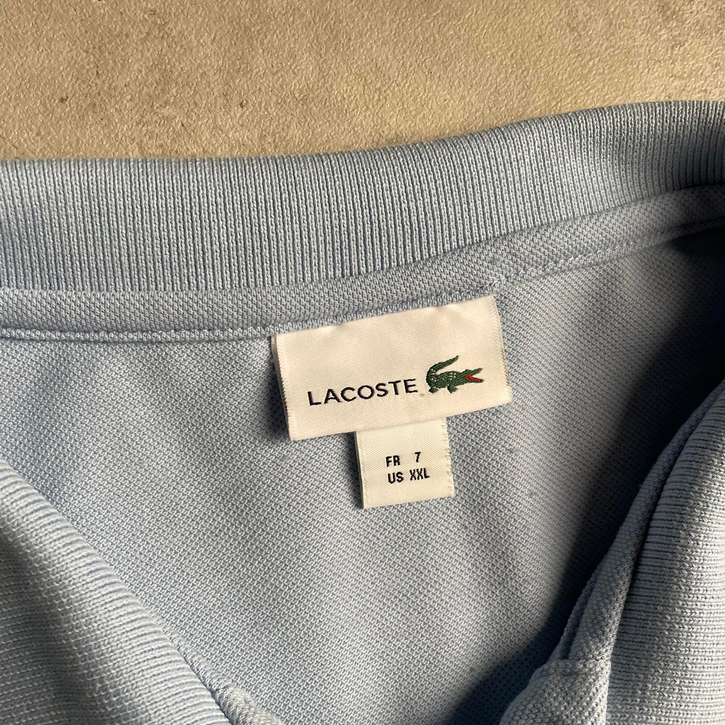 Lacoste világoskék pólóing