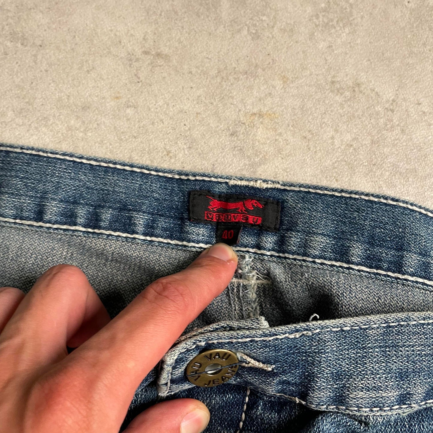 Vintage baggy Vauvau Jeans farmernadrág