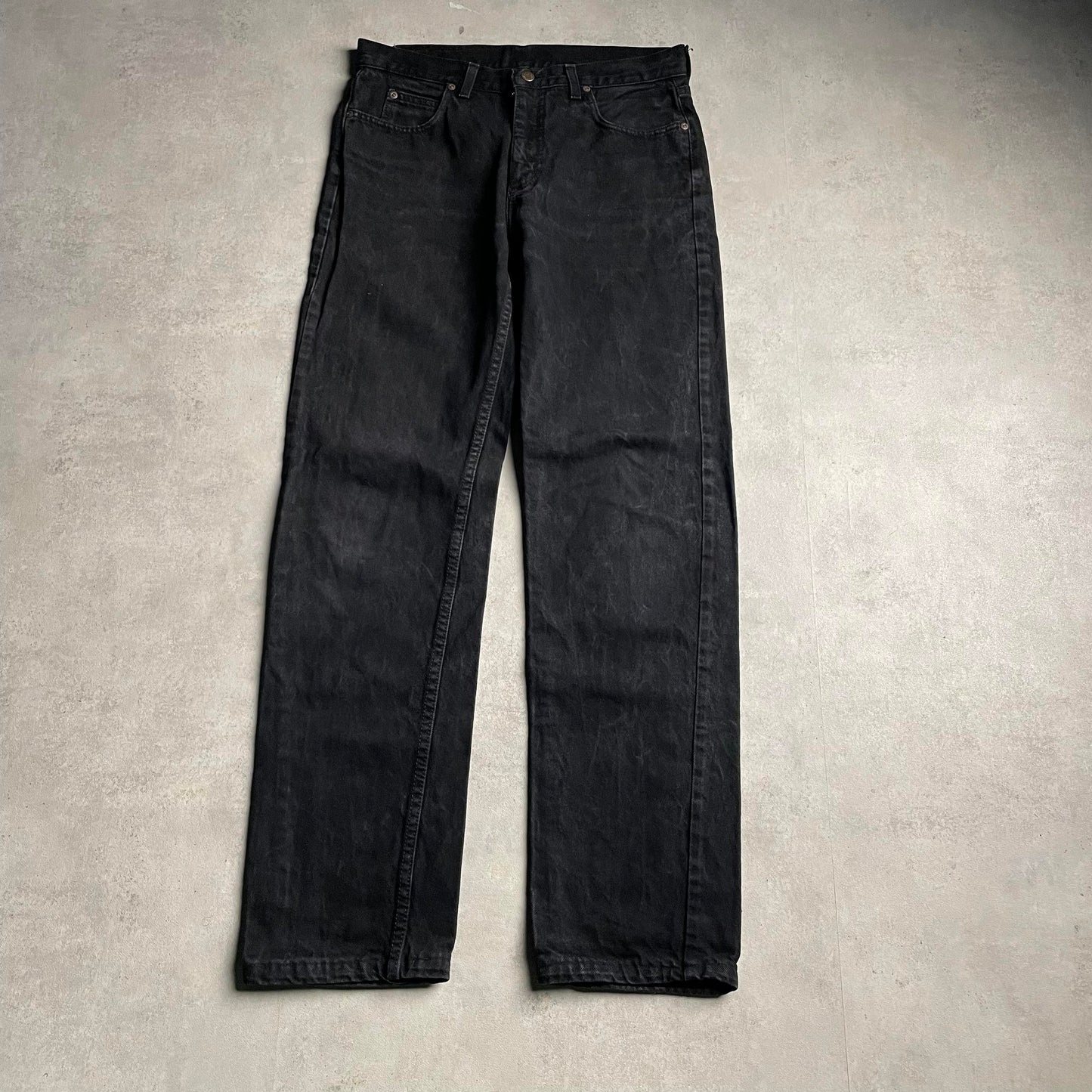 Lee washed fekete farmernadrág