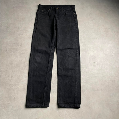 Lee washed fekete farmernadrág