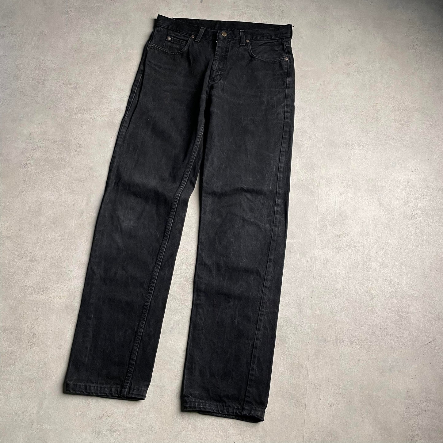 Lee washed fekete farmernadrág