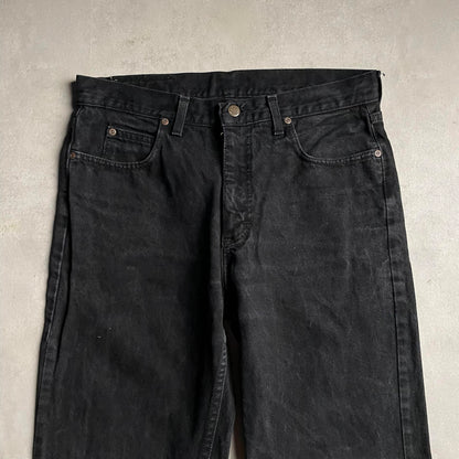 Lee washed fekete farmernadrág