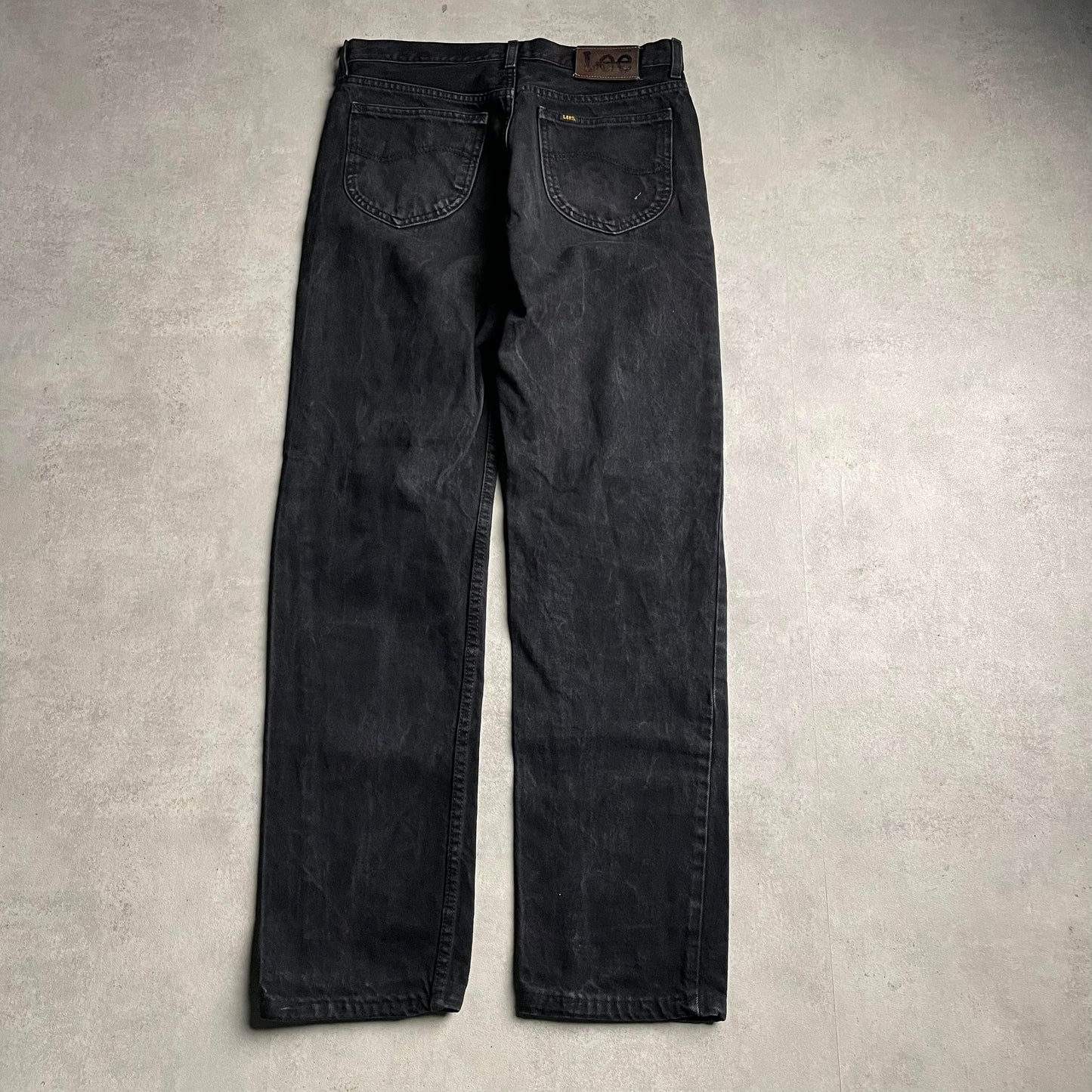 Lee washed fekete farmernadrág