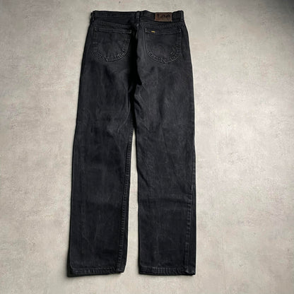 Lee washed fekete farmernadrág