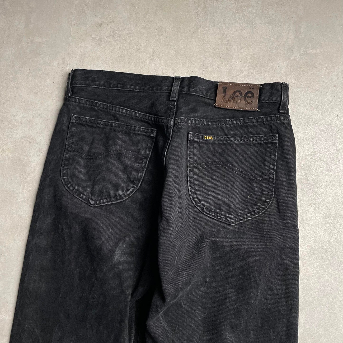 Lee washed fekete farmernadrág