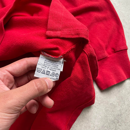 Ralph Lauren piros galléros longsleeve