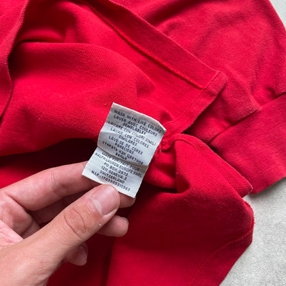 Ralph Lauren piros galléros longsleeve