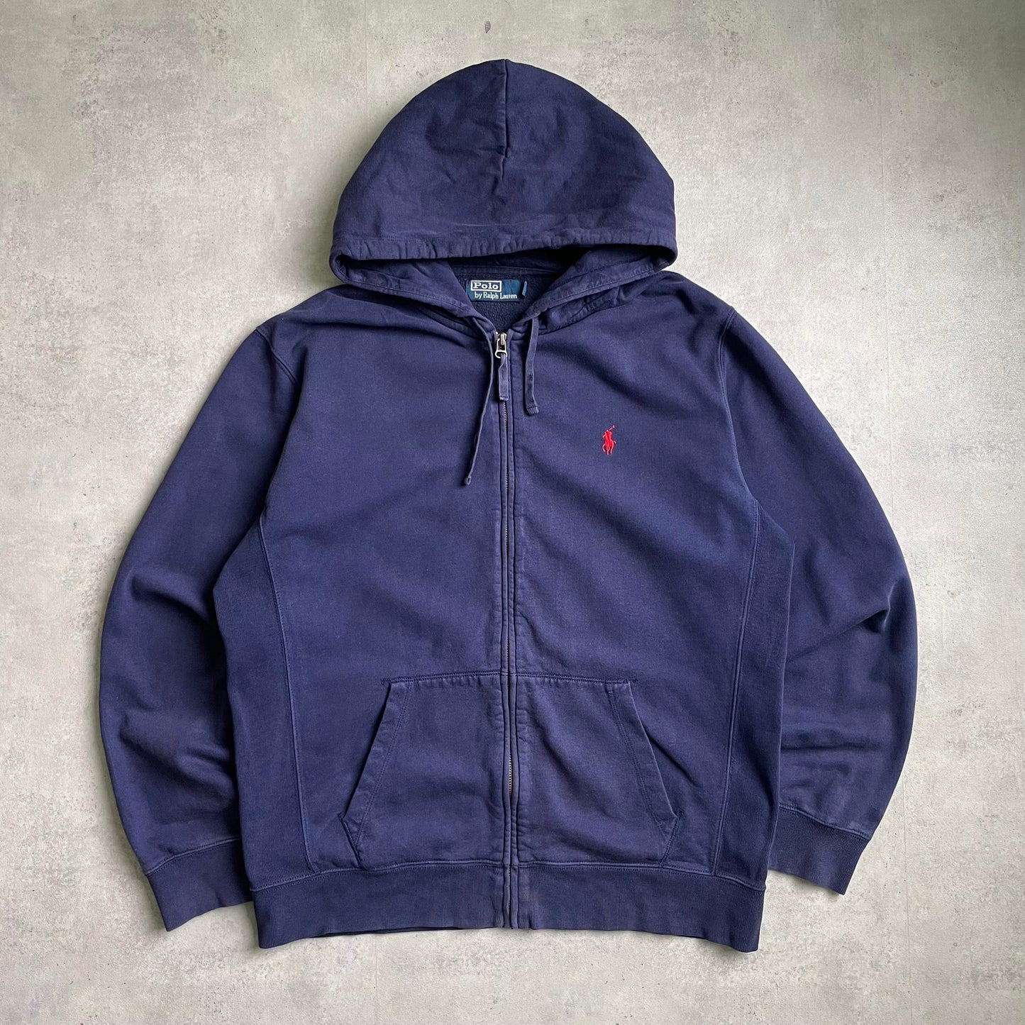 Ralph Lauren sötétkék zip-up hoodie