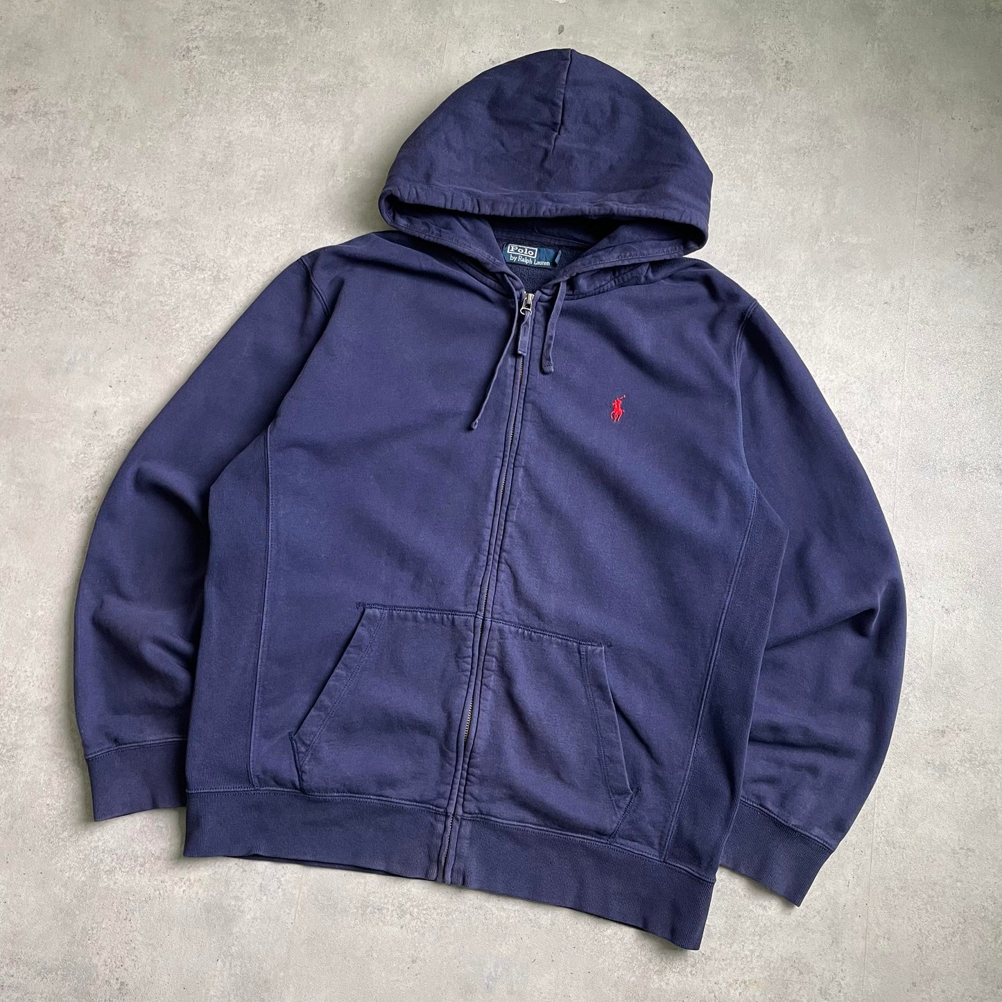 Ralph Lauren sötétkék zip-up hoodie